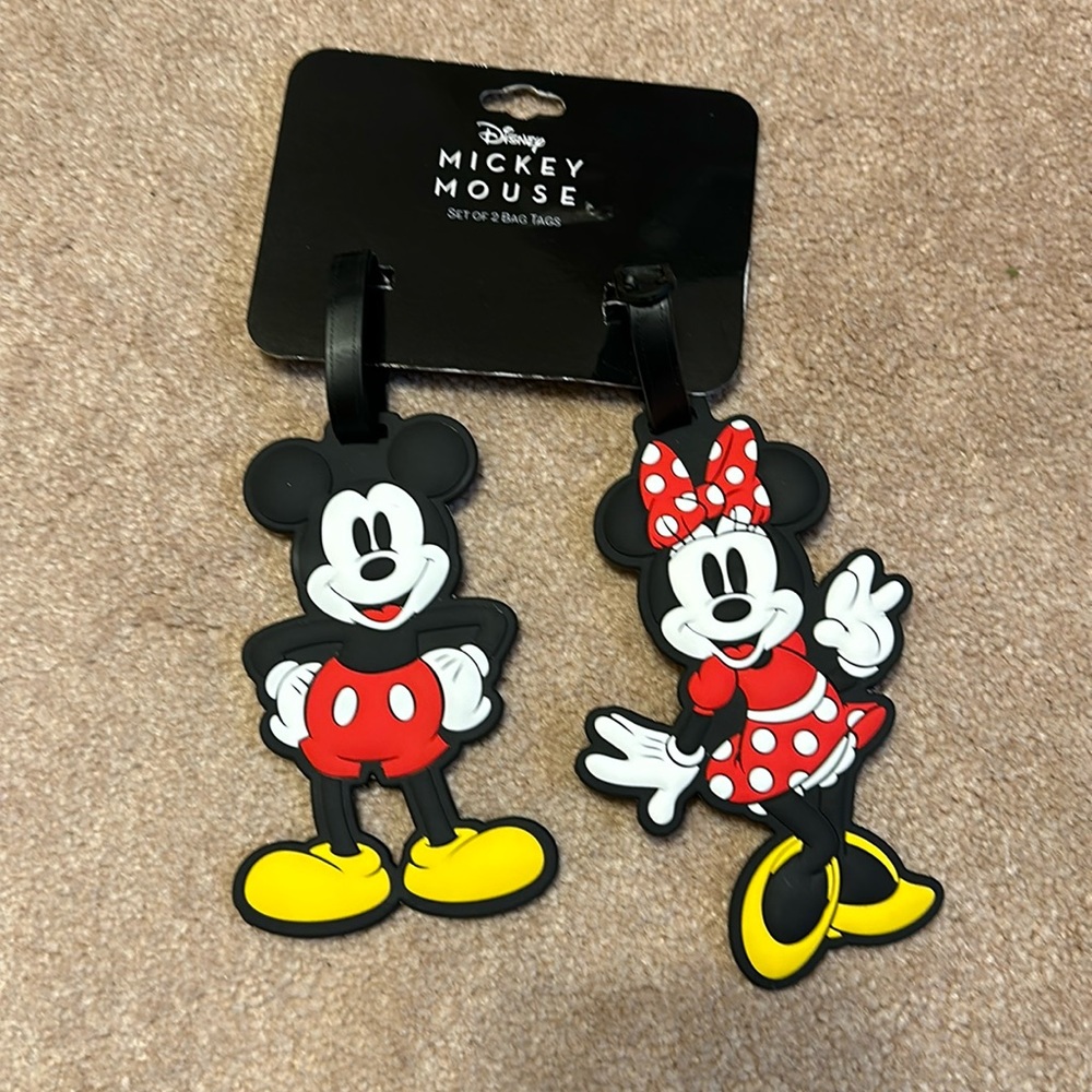 Mickey and Minnie Luggage tags